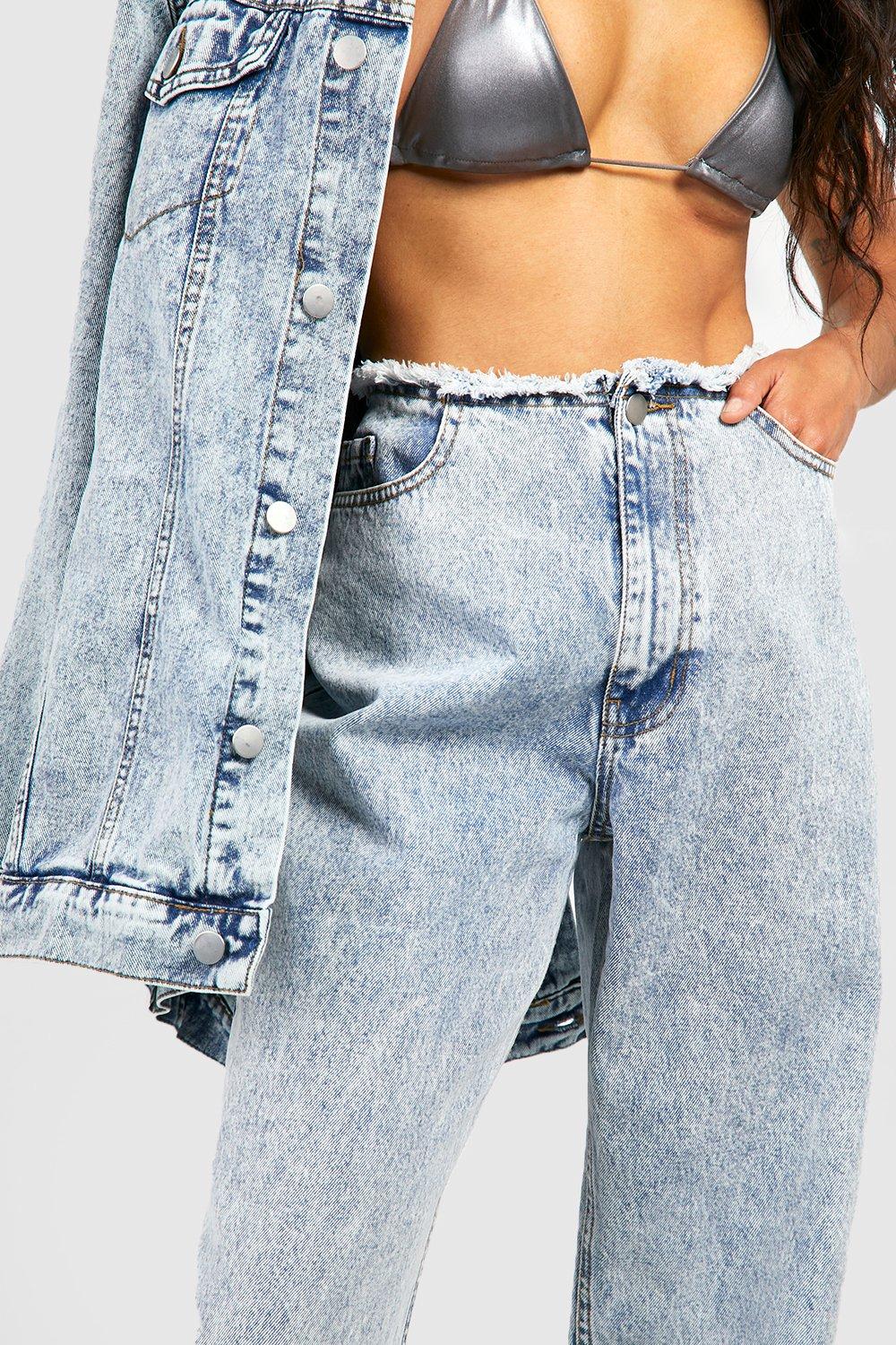 Bershka acid best sale wash jeans